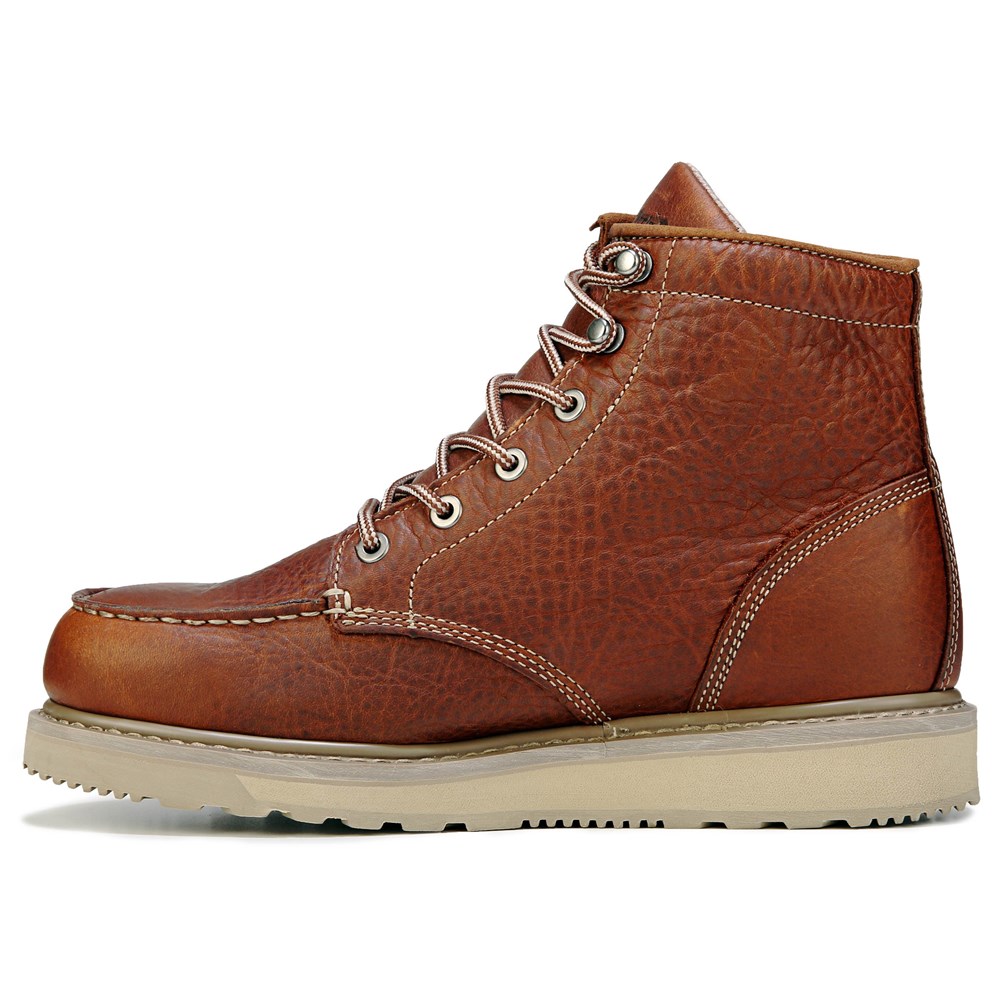 timberland wedge work boots