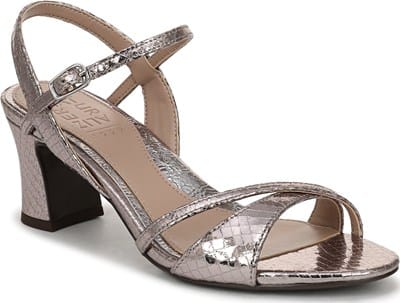 Women's Trey Strappy Sandal - Pewter Metallic Leather