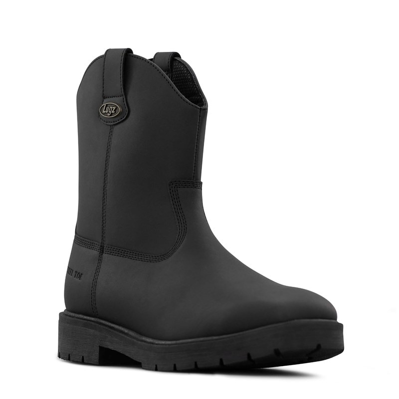 Lugz Men's Duster Western Steel Toe Work Boots (Black) - Size 13.0 D