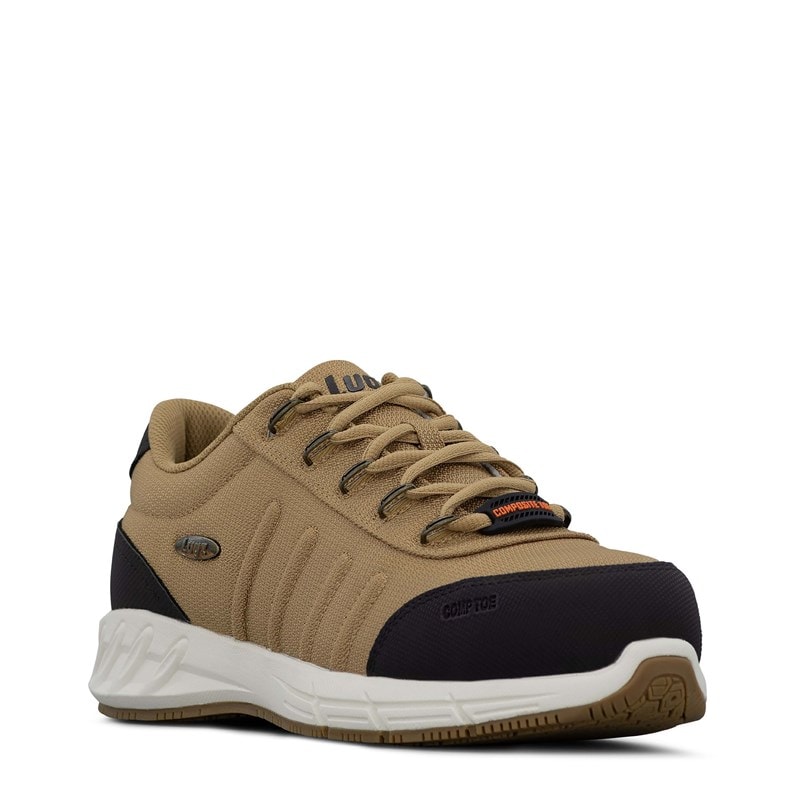 Lugz Men's Grapple Slip Resistant Composite Toe Work Shoes (Wheat) - Size 7.5 D