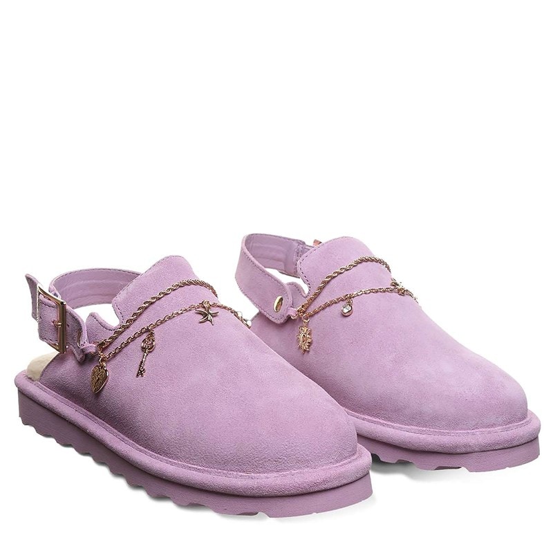 Bearpaw Women's Lexi Slingback Water Resistant Clog Shoes (Lavendar Mist) - Size 10.0 M