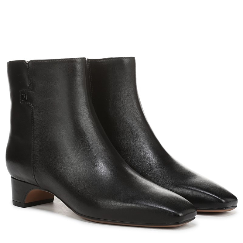 Franco Sarto Women's Luella Ankle Boots (Black Leather) - Size 6.5 W