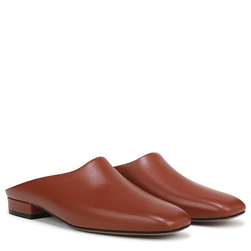 Franco Sarto Women's Daley Mule Shoes (Acorn Brown Leather) - Size 6.5 M