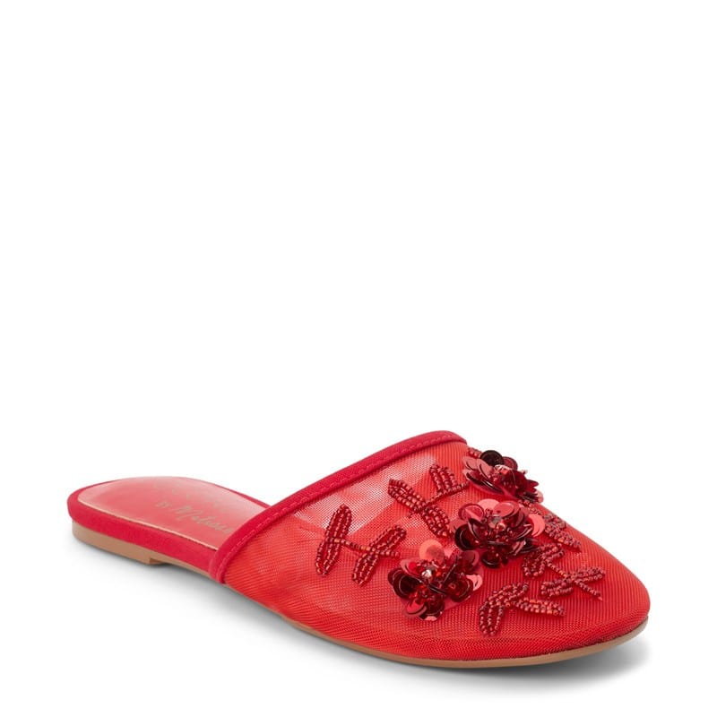 Coconuts Women's Maven Mesh Mule Shoes (Red) - Size 7.0