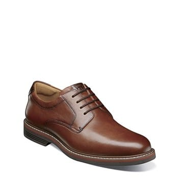 Chaussures Oxford Florsheim Norwalk – Bout Uni Pour Homme – Cuir Lisse – Semelle Comfortech