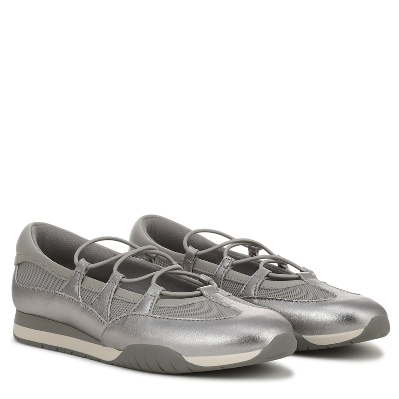 Naturalizer Women's Tallulah Mary Jane Shoes (Soft Pewter Leather And Mesh) - Size 11.0 M