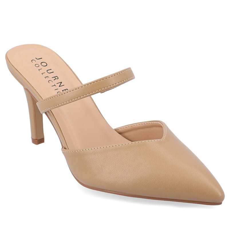 Journee Women's Yvon Supernatural Shades Dress Mule Shoes (Honey) - Size 12.0 M