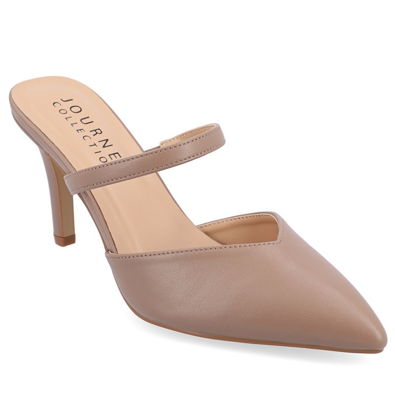 Journee Women's Yvon Supernatural Shades Dress Mule Shoes (Rosewood) - Size 11.0 M