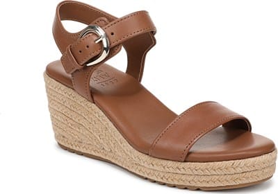Women's Stella Wedge Sandal - Walnut Brown Leather