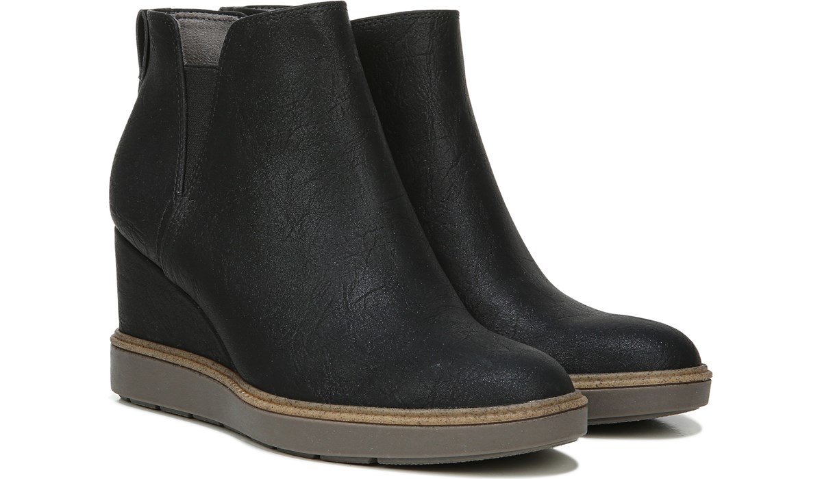 dr scholls womens boots black