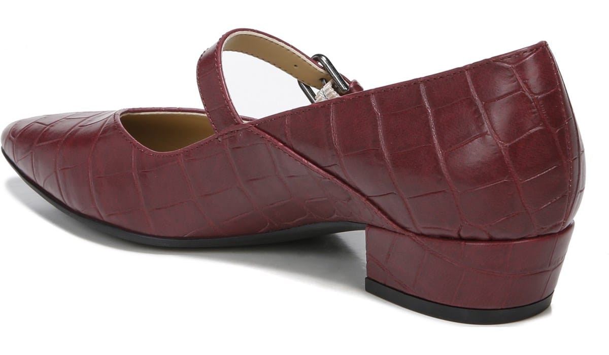 Naturalizer Women's Florencia Medium/Wide Mary Jane Red, Heels, Famous Footwear