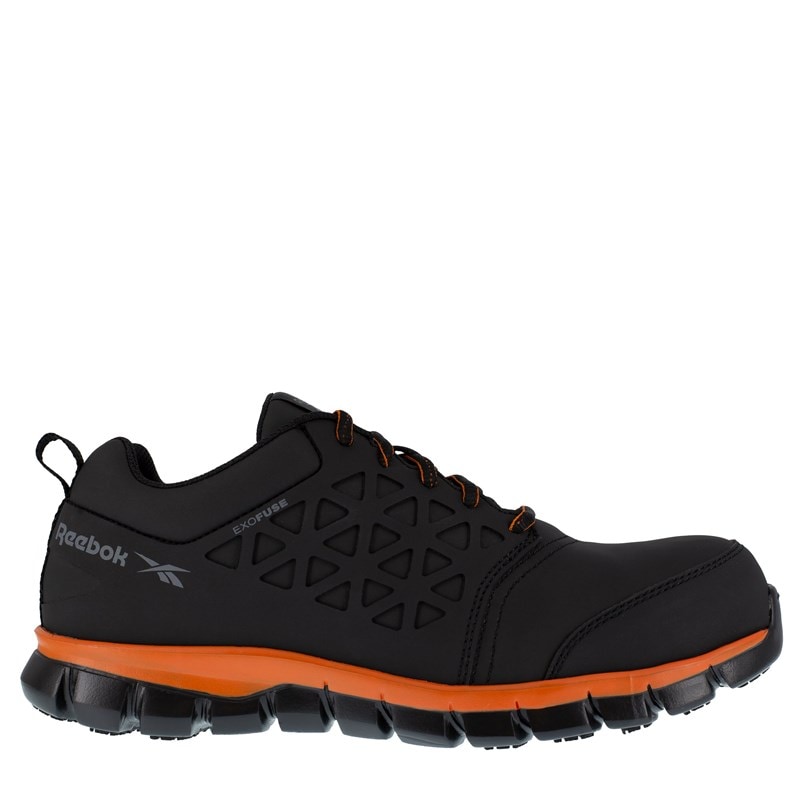 Reebok Work Men's Sublite Electrical Hazard Composite Toe Work Sneakers (Black) - Size 8.5 W