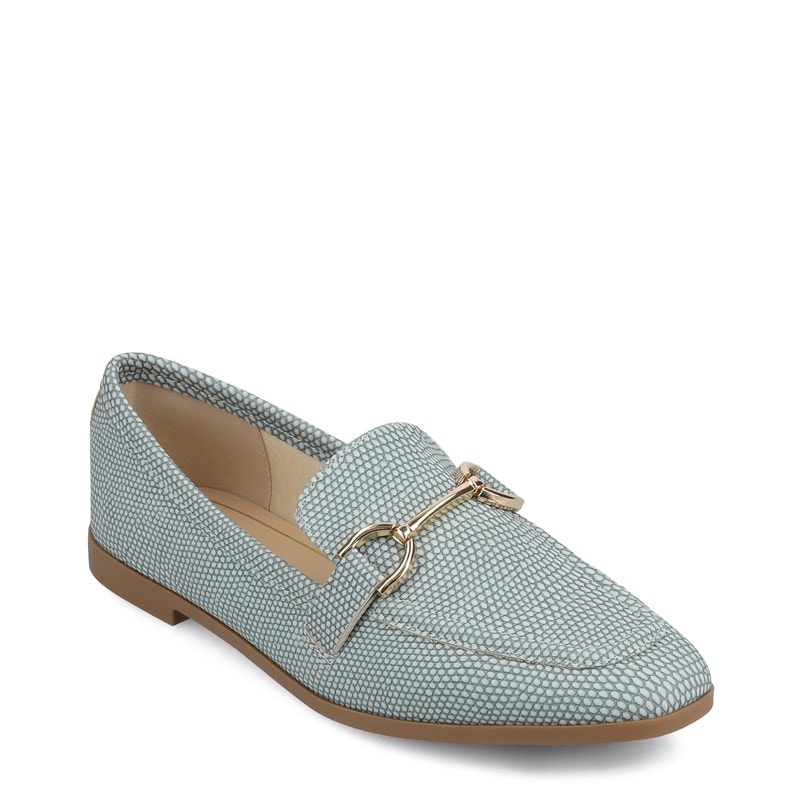 Journee Women's Mizza Loafers (Blue Lizard) - Size 7.0 M