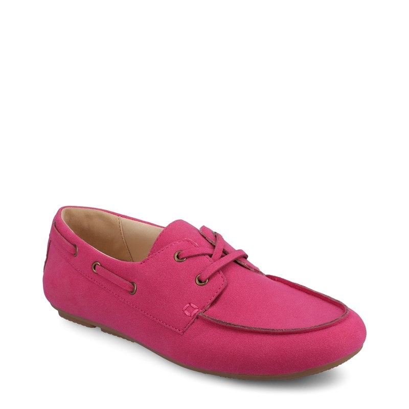 Journee Women's Naomi Boat Shoe Loafers (Hot Pink) - Size 12.0 M