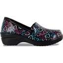 Black Multi Hearts Patent