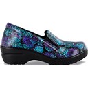 Purple/Blue Batik Patent