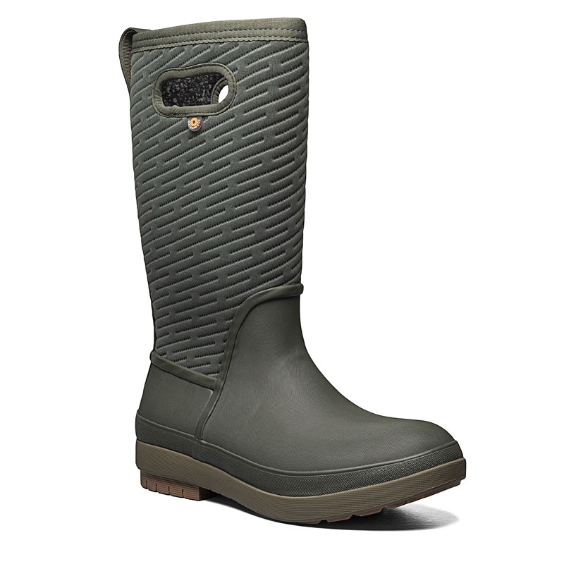 Bogs Women's Crandall II Tall Waterproof Winter Boots (Dark Green) - Size 8.0 M -  72701-301