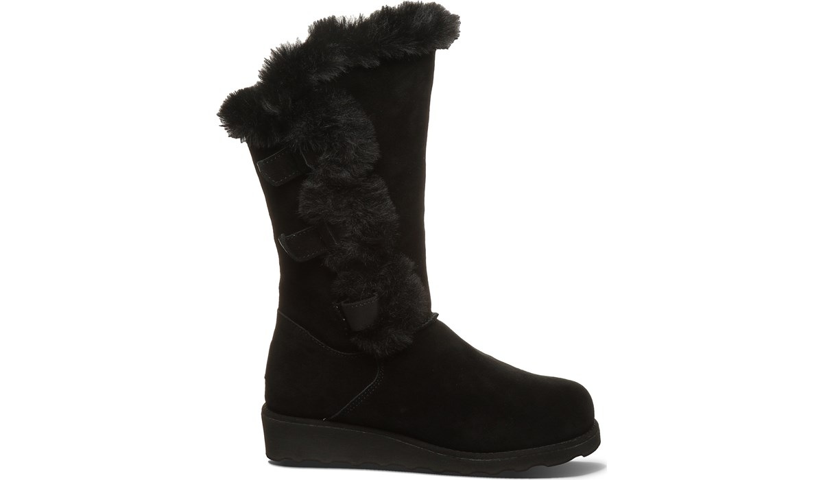 Bearpaw Women's Genevieve Winter Boot Black, Boots, Famous Footwear