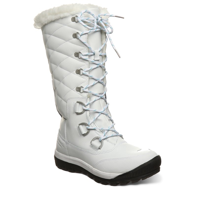 Bearpaw Women's Isabella Waterproof Winter Boots (White Suede) - Size 10.0 M