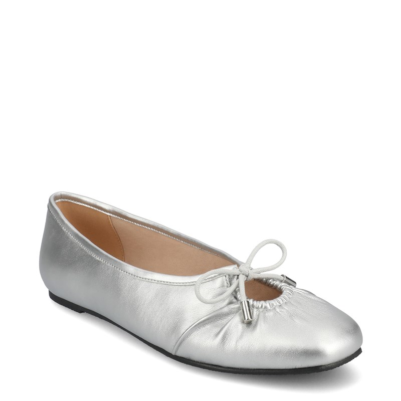 Journee Women's Callee Ballet Flat Shoes (Silver) - Size 7.0 M