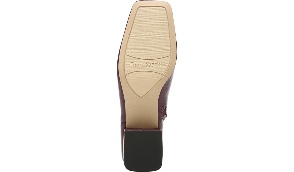 franco waxton block heel bootie