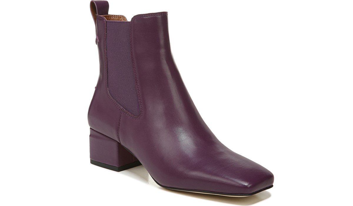 franco waxton block heel bootie