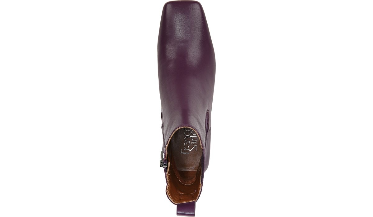 franco waxton block heel bootie