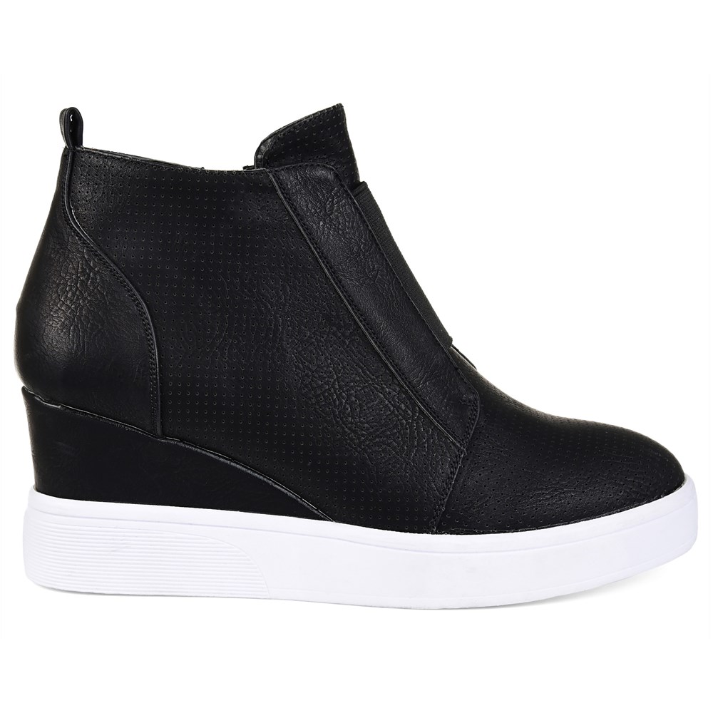 Journee Collection Women s Clara Wedge Slip On Sneaker Famous
