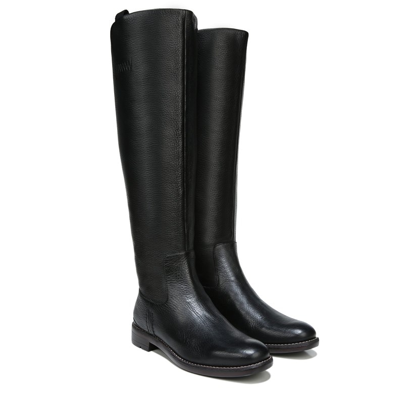 Franco Sarto Women's Meyer Wide Calf Knee High Boots (Black Leather) - Size 11.0 M