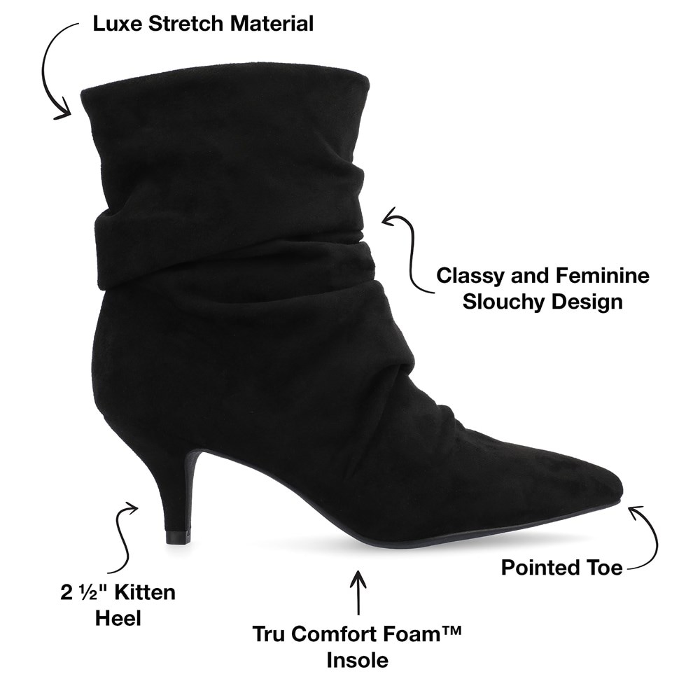 pointed toe slouch boots