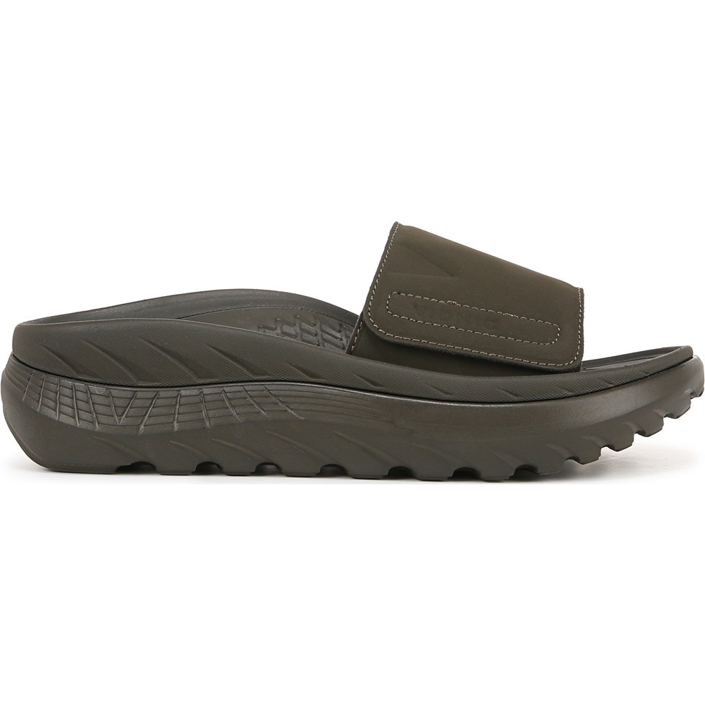 vionic VIONIC Rejuvenate スライドs メンズ サンダル Navy Blue Synthetic Nubuck Vionic Rejuvenate Platform Slide Sandal Pink Unisex Women´s 12⁄Men