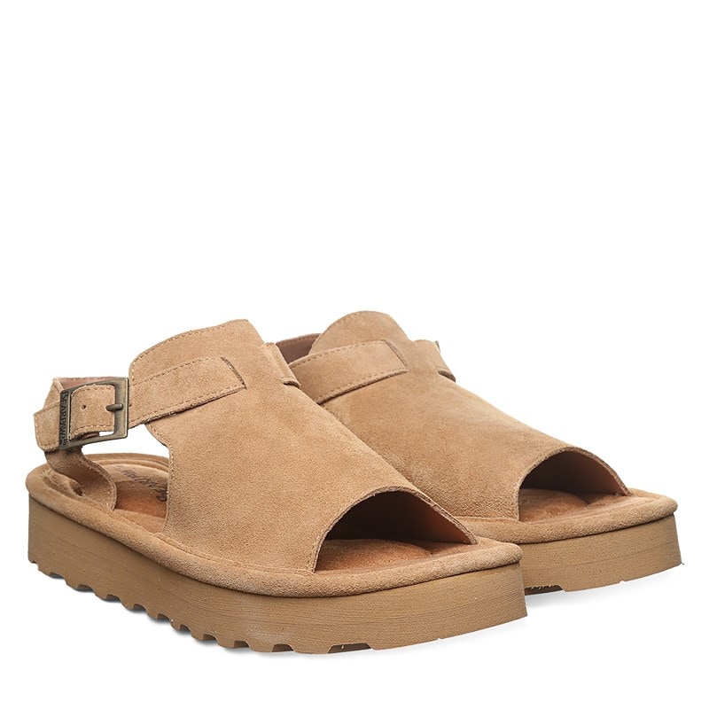 Bearpaw Women's Ascend Platform Sandals (Iced Coffee) - Size 6.0 M