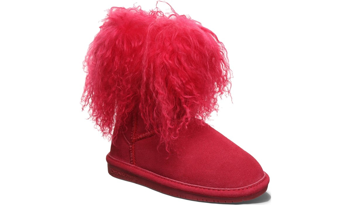 red bearpaw boots