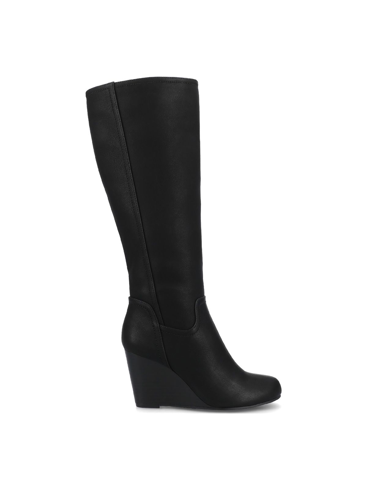 Journee Collection Women's Langly Wide Calf Wedge Boot | Famous Footwear