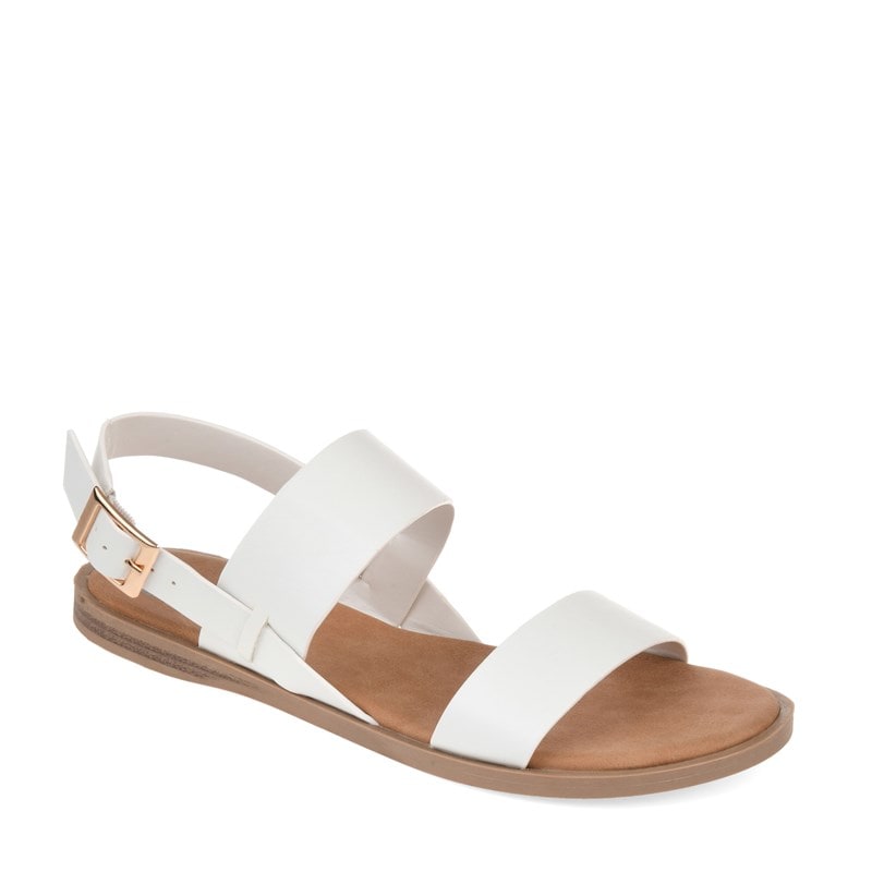 Journee Women's Lavine Sandals (White) - Size 9.5 M
