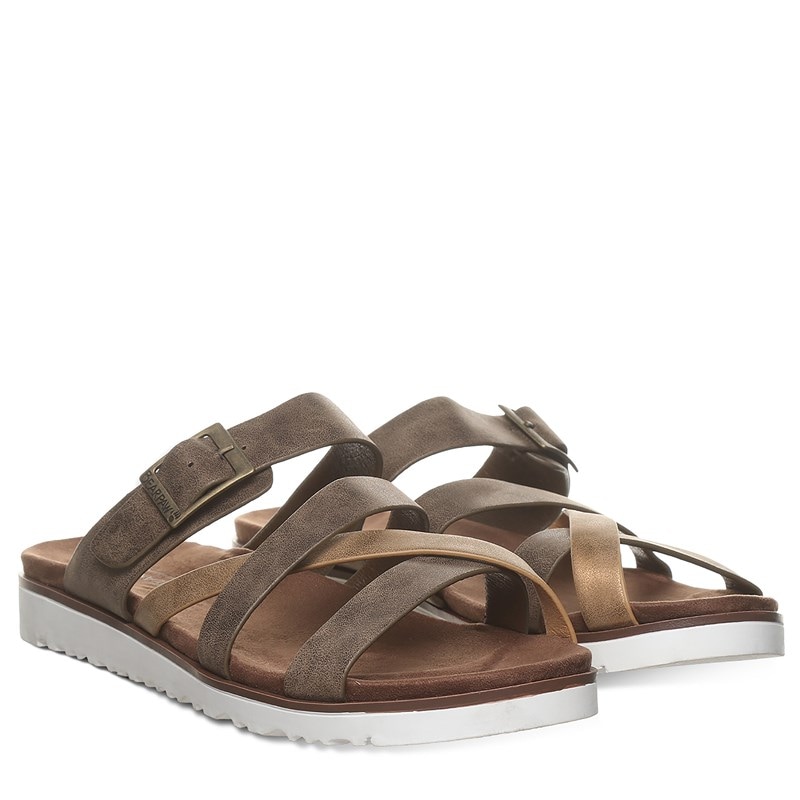 Bearpaw Women's Rhodes Slide Sandals (Brown) - Size 9.0 M