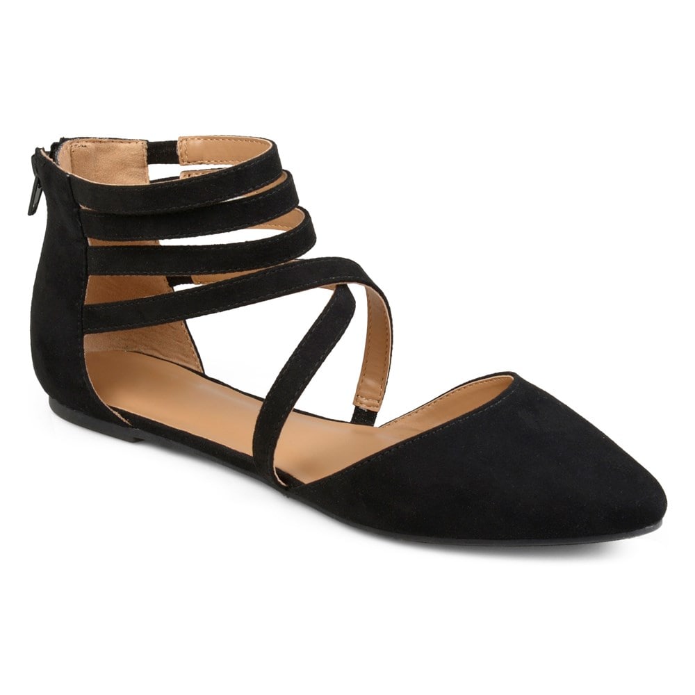 Journee Women's Marlee Pointed Toe Flat Famous Footwear