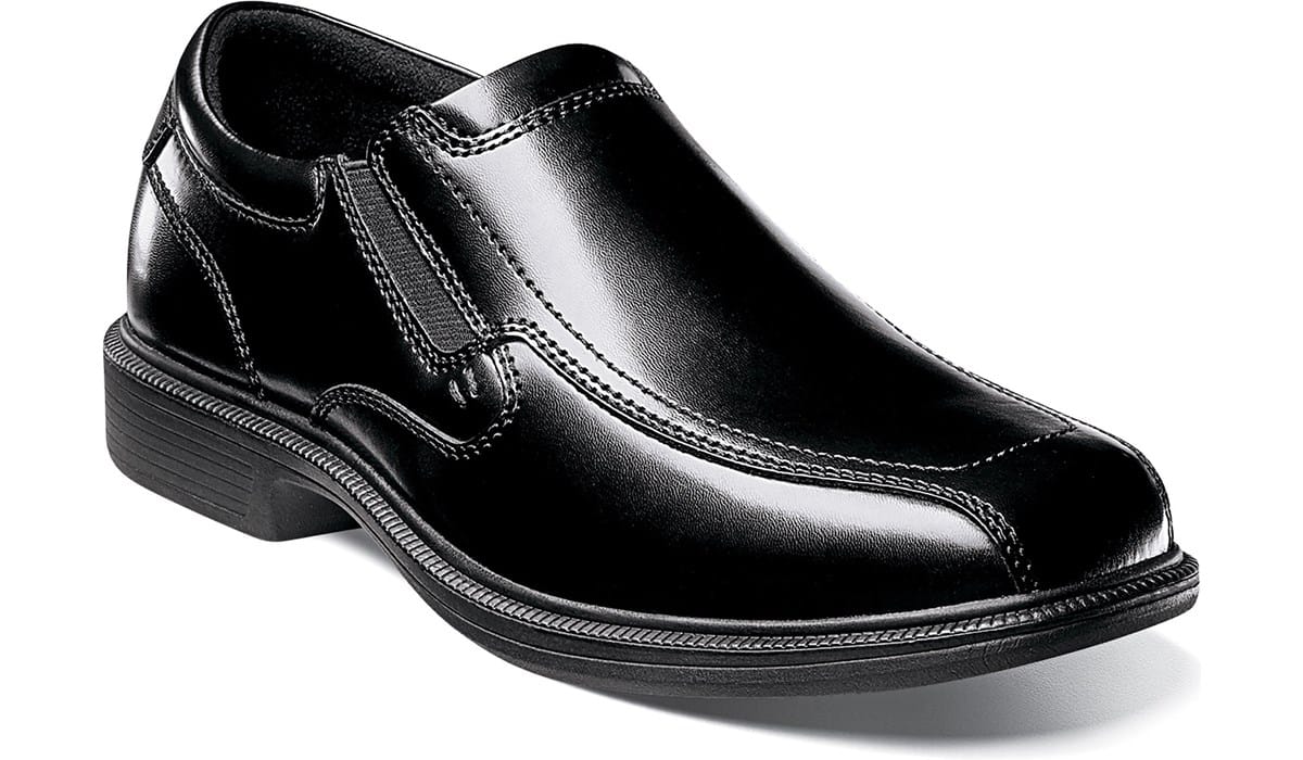Nunn Bush Bleeker Street Bike Toe Slip On: Black Shoes Size 11 Black Nunn Bush Mens Bleeker Street Bike Toe Slip On | Rack  main image 3