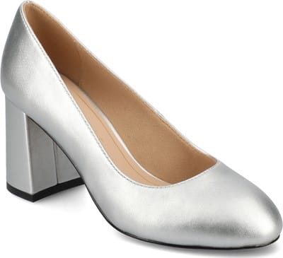 famous footwear silver dress shoes Naturalizer Women's Mila Dress Shoe
