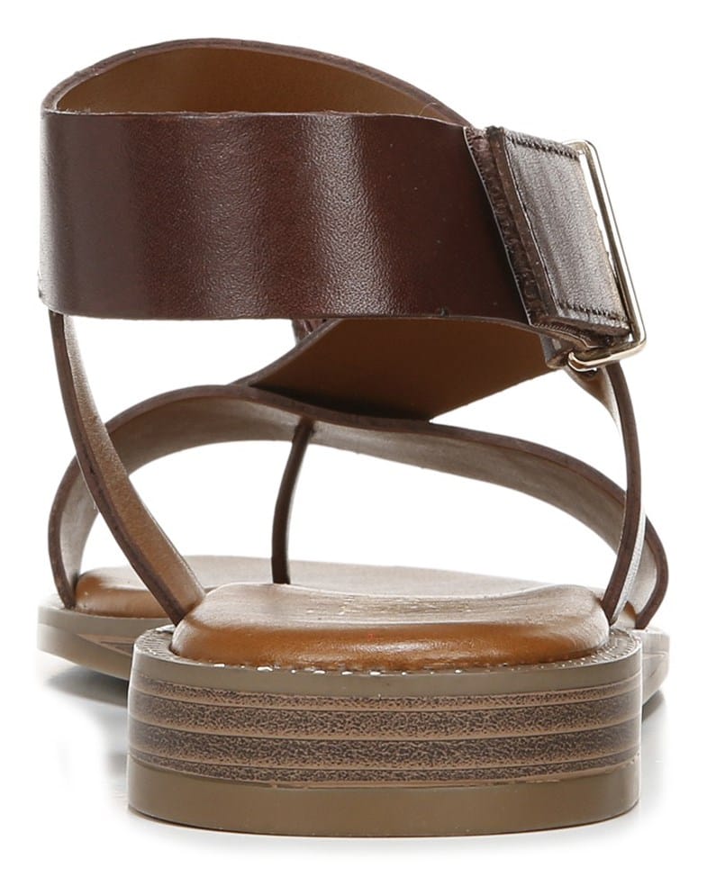 Franco Sarto Greene Ankle Strap Flat Sandals ( Metallic) Sandals | Lyst