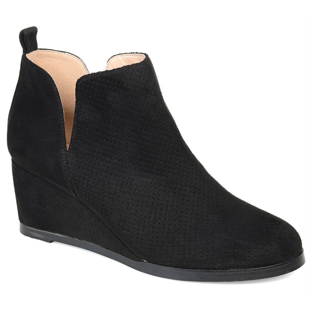 Journee Collection Women s Mylee Wedge Ankle Boot Famous Footwear