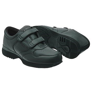 Propet Men's Lifewalker Strap Walking Shoes (Black) - Size 10.0 2E