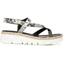 Natural Snake Print Leather