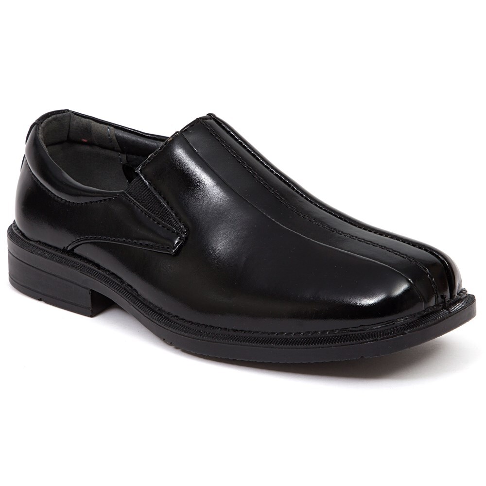 Slip On Deer Stags Loafers Black Dress Shoes For Boys Deer Stags