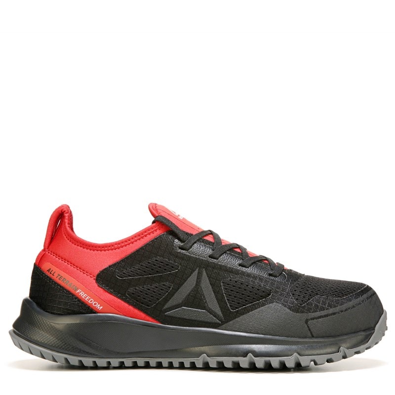 Reebok Work Men's All Terrain Steel Toe Work Shoes (Red/Black) - Size 10.0 M