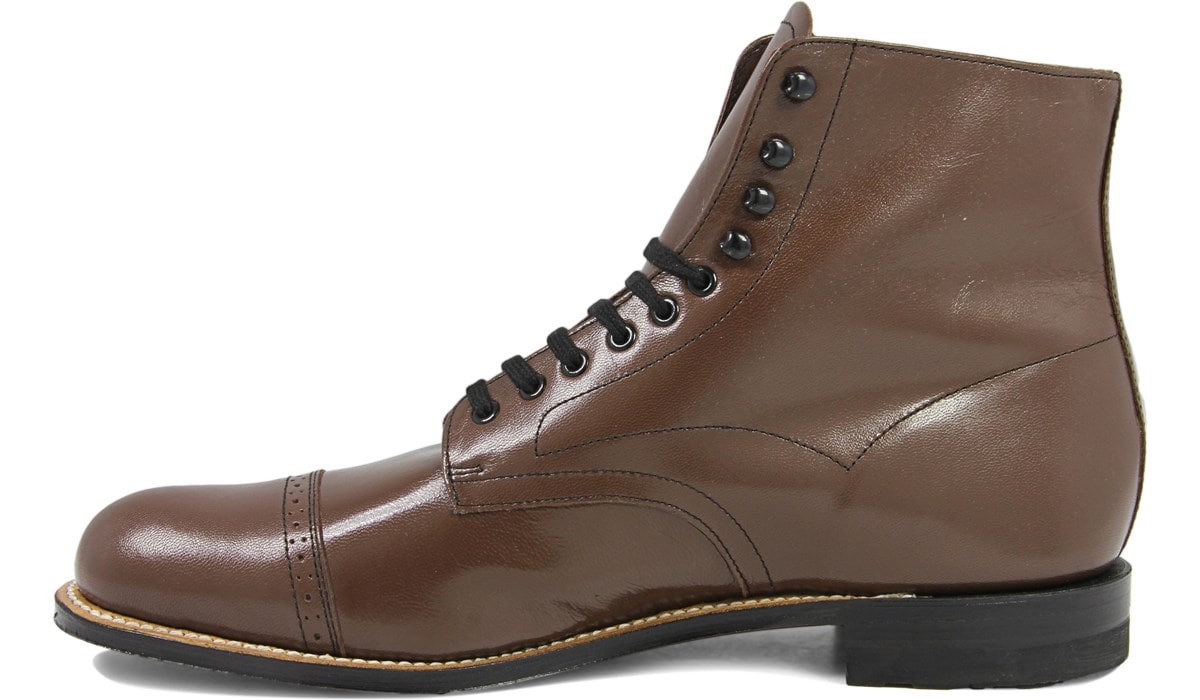 Stacy Adams Men's Madison Medium/Wide Cap Toe Lace Up Boot Famous