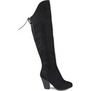 Black Faux Suede