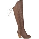 Brown Faux Leather