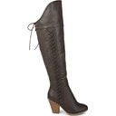 Grey Faux Leather