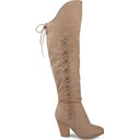 Taupe Faux Suede